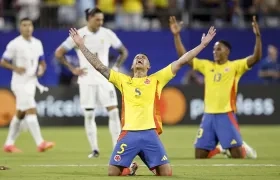 Kevin Castaño con la camiseta de la Selección Colombia en la pasada Copa América.