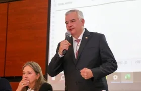 Ciro Solano preside desde 2021 el Comité Olímpico Colombiano. 