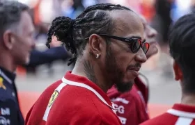 Lewis Hamilton durante el Gran Premio de China.