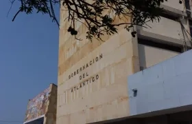 Fachada de la Gobernación del Atlántico.