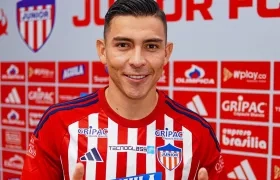 Harold Rivera en su presentación con Junior.