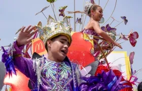 Victoria Ceballos y Samuel Cure, reyes infantiles del Carnaval.