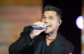 Ricky Martin, cantante puertorriqueño. 