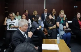 Audiencia del juicio por la muerte de Diego Maradona.