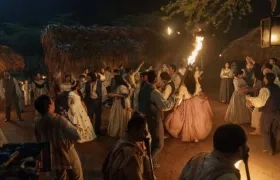 Una de las escenas de la producción.