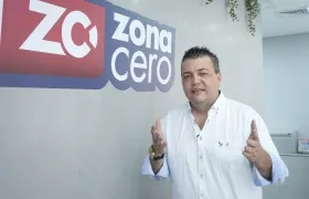José Luis Morrón en las instalaciones de Zona Cero. 