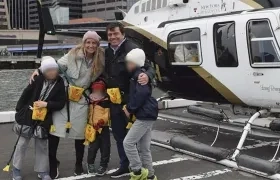 Víctimas del accidente aéreo. 