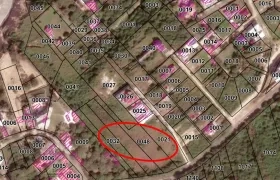 En círculo rojo los predios que no serían parte de la SAE.