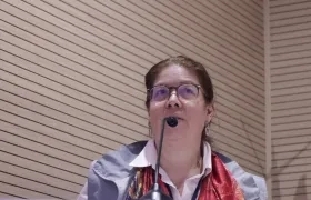 Directora de la Misión de Observación Electoral (MOE), Alejandra Barrios.