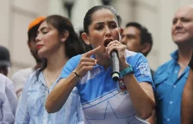 Candidata a la Presidencia de Ecuador, Luisa González.