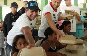 Alex Char y Teófilo Gutiérrez.