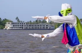 Crucero AmaMagdalena en su arribo a Barranquilla. 