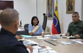 Delcy Rodríguez, vicepresidenta ejecutiva de Venezuela.