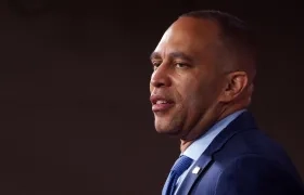 El líder de la minoría en la Cámara de Representantes de Estados Unidos, el demócrata Hakeem Jeffries