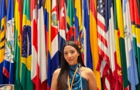 Emily del Villar, estudiante de Ciencia Política y Derecho en la Universidad del Atlántico.