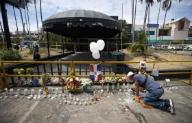 Entrada de la discoteca Jet Set.