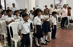 Estudiantes de la IED Pestalozzi.