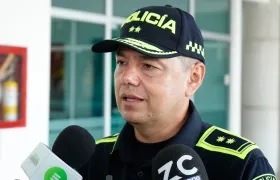 General Edwin Urrego, comandante de la Policía Metropolitana de Barranquilla.