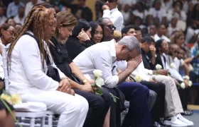 Luis Abinader, Presidente de República Dominicana, estuvo presente en la misa.