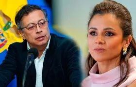 Presidente Gustavo Petro - Presidenta de Naturgas Luz Stella Murgas.