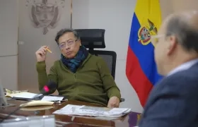 El Presidente Gustavo Petro.