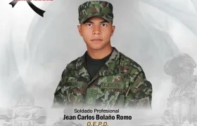 Soldado profesional Jean Carlos Bolaño Romo. 