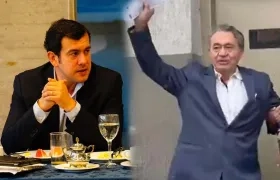 Rodrigo Lara y Carlos Lehder.