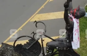 Estatua de 'Lucho' Herrera.