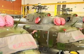 Helicópteros rusos Mi-17.