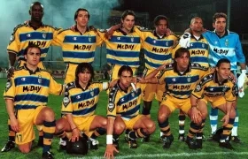 Buffon y Bolaño en el Parma que hizo historia.