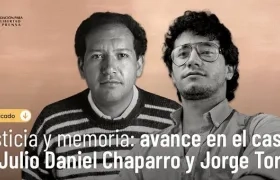Los dos periodistas asesinados a principio de la década de los 90. 