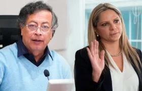 Gustavo Petro y Beatriz Gómez Consuegra.