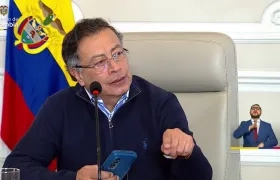 El Presidente Gustavo Petro en el Consejo de Ministros.