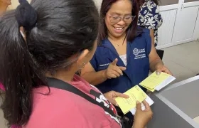 Campaña de prevención contra la fiebre amarilla en Barranquilla. 