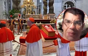 Mauro Bergoglio podrá estar en los actos fúnebres de su tío en Ciudad del Vaticano. 