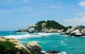 Aspecto del Parque Tayrona. 