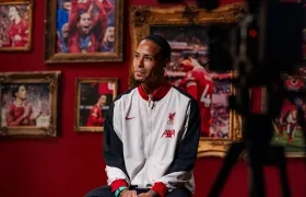 Virgil Van Dijk, central del Liverpool.