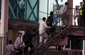 Venezolanos deportados por Estados Unidos.