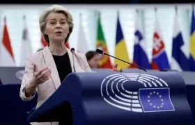 La presidenta de la Comisión Europea, Ursula von der Leyen.