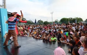 Niños en el Día del Niño.