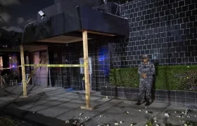 Entrada de la discoteca Jet Set.