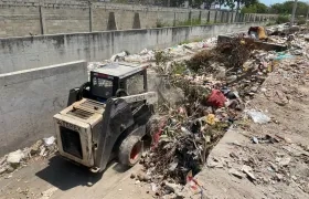 Limpieza de arroyos en Soledad. 