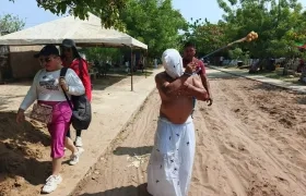 Flagelantes en su recorrido.