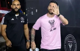 Yassine Cheuko asumió la seguridad de Messi desde la llegada del argentino a la MLS.