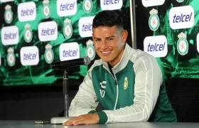 James Rodríguez, jugador del Club León de México.