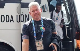 Hernán Darío Herrera, técnico del Once Caldas. 