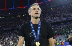 Luis Enrique, campeón de Champions League con el PSG.