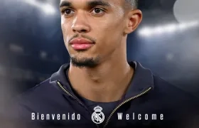 La imagen con la que el Real Madrid anunció a Trent Alexander-Arnold.