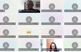 Audiencia de este martes. 