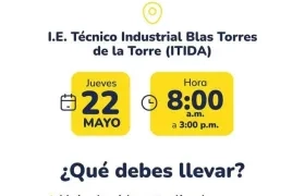El evento será este jueves 22 de mayo. 